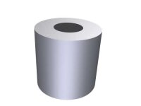 Aluminium Pressh&uuml;lse rund f&uuml;r 5 mm Stahlseil