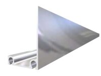 Aluminium Umfassungsprofil, eloxiert, L=5600 mm